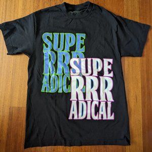 SUPERRRADICAL LOGO TEE-M-EXCELLENT CONDITION